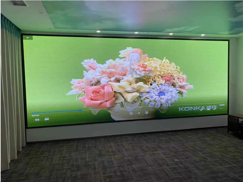 葛洲坝贸易武汉总部室内PH2.5全彩led显示屏
